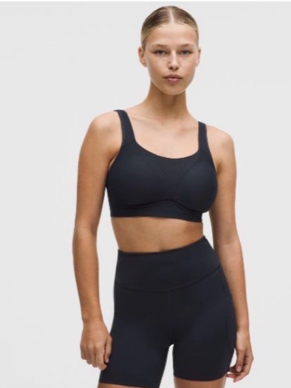 Lululemon Run Times High Support Sports Bra - True Navy